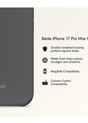 Чохол beats case with magsafe and camera control для iphone 17 pro max (mgje4) - lime stone