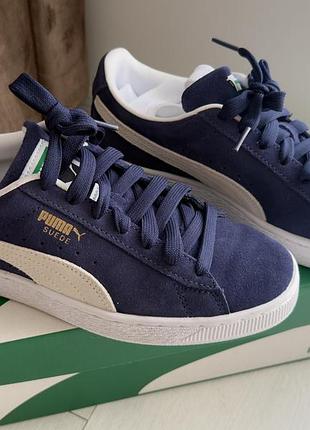 Нові жіночі кросівки puma, синього кольору, не підійшов розмір
