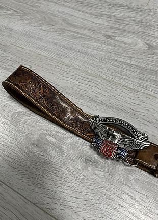 Шкіряний ремінь harley-davidson 4