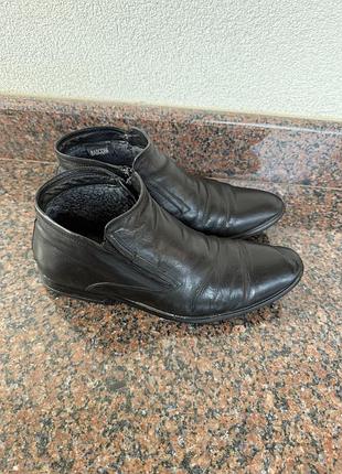 Шкіряні зимові черевики basconi 4