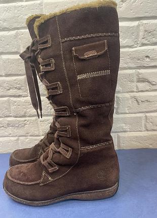 Timberland earthkeepers granby tall shearling boots.