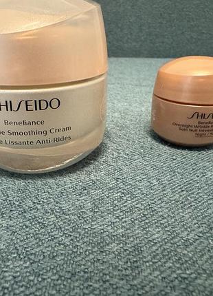 Shiseido крем нічний та анти віковий 30+