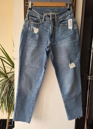 Женские новые джинсы old navy curvy mom high waist. размер s, 27w. с биркой.