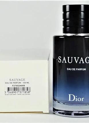 Christian dior sauvage edp 100ml тестер, франція