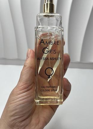 Alyssa ashley ambre gris eau parfumée cologne spray, 100 мл 3