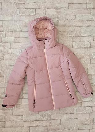 Зимова термокуртка icepeak з капюшоном для дівчинки р. 152