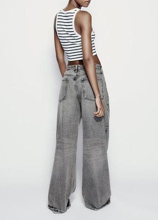 Топ у смужку zara 6