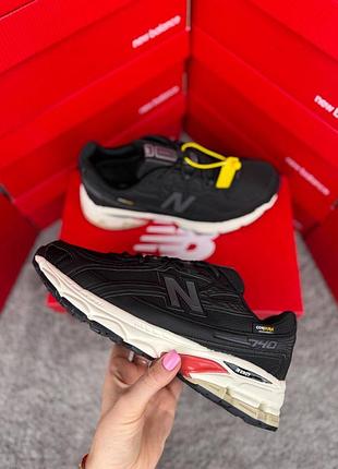 Водонепроникні кросівки new balance 740 cordura gtx black beige