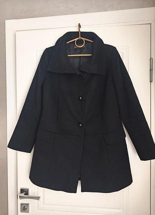 Пальто zara черное