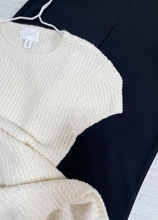 Вʼязана блуза сніжинка h&m 7