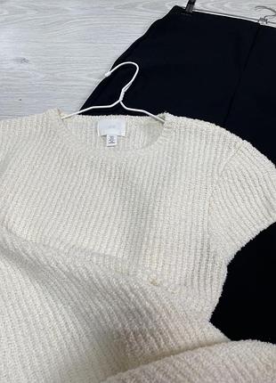 Вʼязана блуза сніжинка h&m 4