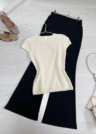 Вʼязана блуза сніжинка h&m 2
