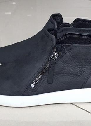 Черевики ecco women's soft 7 black оригінал 3