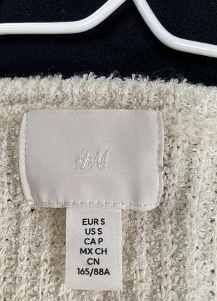 Вʼязана блуза сніжинка h&m 3