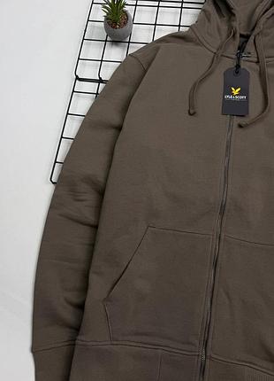 Зіп худі lyle and scott хакі 3