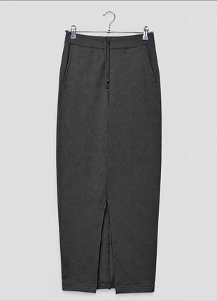 Длинная юбка на флисе uniqlo