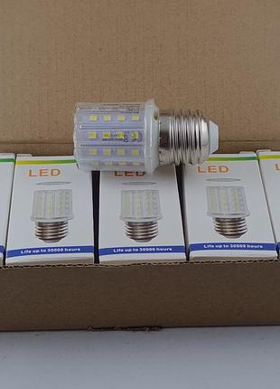 Новий набір світлодіодних ламп led кукурудза e27, 5w, біле світло (5 шт.)