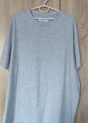 Базова бавовняна сіра футболка primark regular fit розмір 3xl
