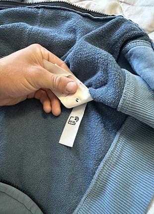 Зіп худі stone island синя 7