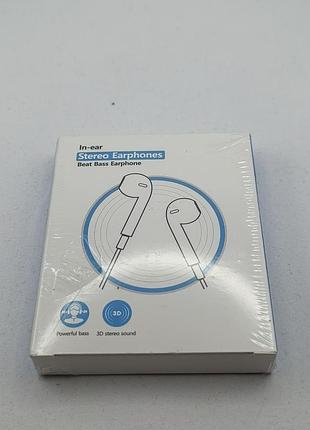 Новые проводные наушники in-ear stereo earphones (lightning для iphone)