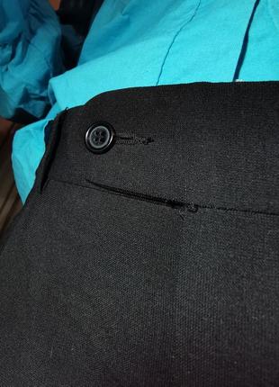 Вовняні штани штани висока посадка з защипами angelo litrico шерсть чоловічий крій3 фото
