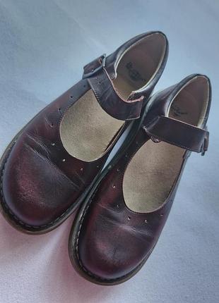 Vintage туфли в стиле mary jane с ремешком на пряжке от dr. martens