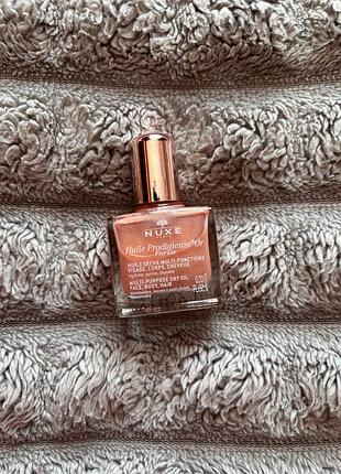 !оригінал сяюча олійка для обличчя, тіла та волосся nuxe huile prodigieuse or florale multi-purpose dry oil