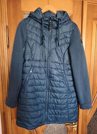 Нова жіноча куртка ragwear lucinda long xl eu 42 з бірками з капюшоном осіння пальто парка полупальто напівпальто
