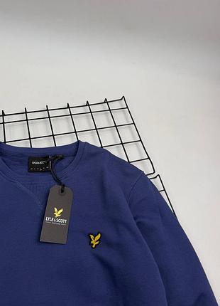 Світшот lyle and scott синій 4