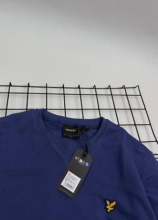 Світшот lyle and scott синій 3