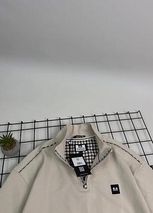 Світшот weekend offender 1/3 zip бежевий 2