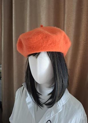 Берет из натуральной шерсти 2