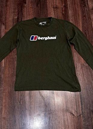 Мужская уникальная кофта свитшот berghaus с большим лого оригинал