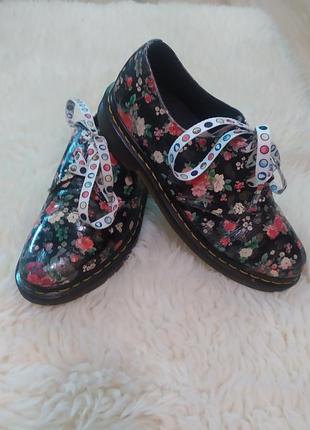 Кожаные туфли dr.martens 2