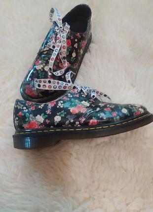 Кожаные туфли dr.martens