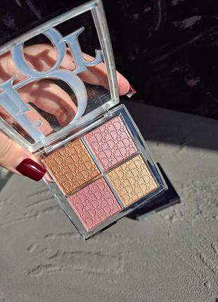 Палетка хайлайтеров backstage glow maximizer palette 005 sunlit amber glow.