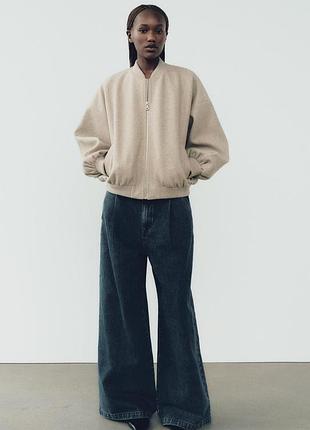 Бомбер zara