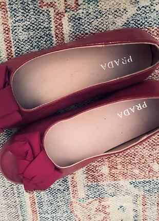 Балетки prada