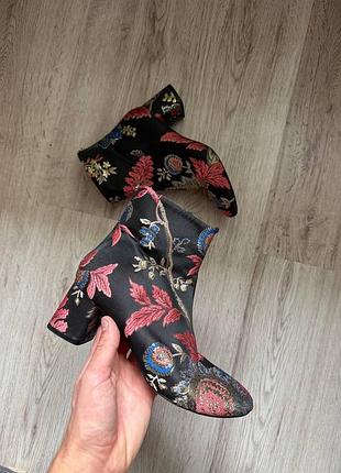 Черевики zara оригінал осінній принт