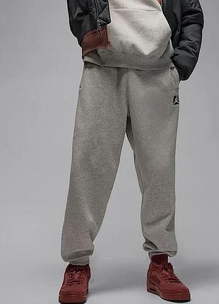 Штани чоловічі air jordan brooklyn fleece mens pants grey hv0546-050