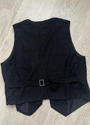 Жилет pull&bear з льоном у складі м 2