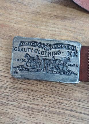 Пояс винтаж из натуральной кожи levis