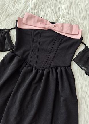 🖤 корсетна сукня shein з бантом 6