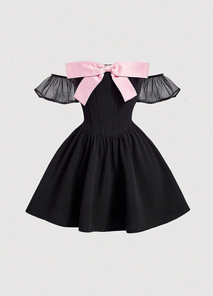 🖤 корсетна сукня shein з бантом