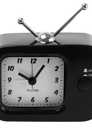 Будильник "retro tv", черный
