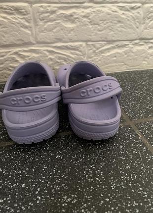 Аквашузи для дітей crocs c8 бузкові 4