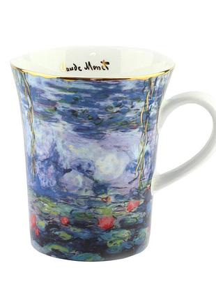 Кружка "waterlilies with willow" claude monet