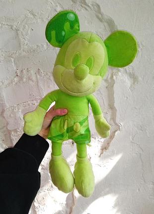 Мягкая игрушка микки маус зеленый дисней / плюшевый mickey mouse disney коллекционный