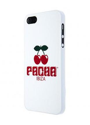 Крышка для iphone 5 "pacha logo", белая