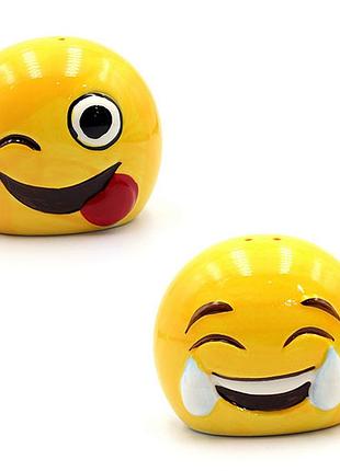 Набор balvi для приправ emoji керамический